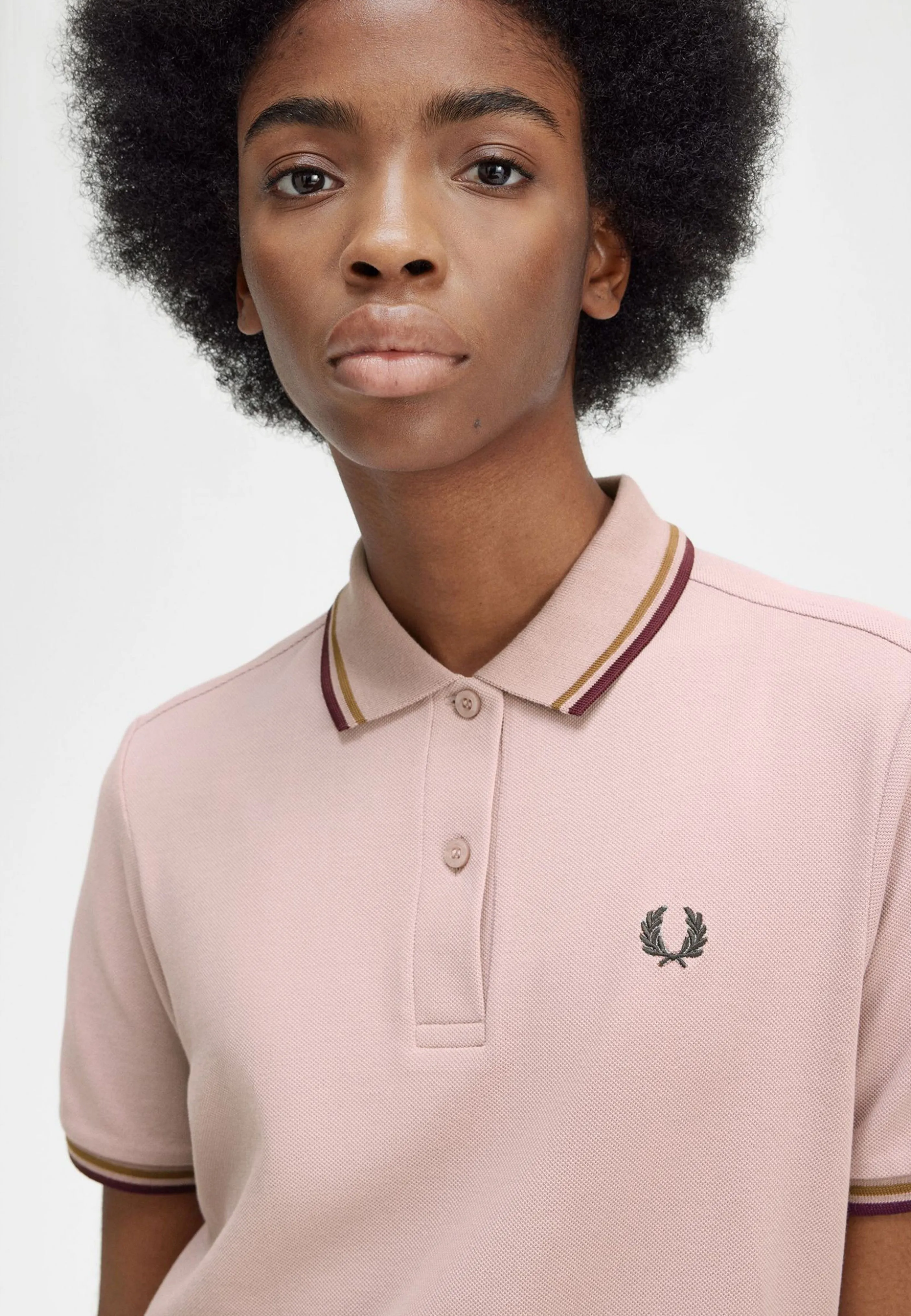 Fred Perry - Twin Tipped Dusty Rose Pink - Polo