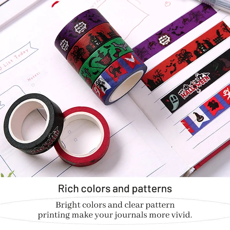 Halloween Mini Cartoon Washi Tape Set