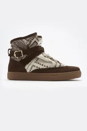 HIGHPAD SNEAKER - BROWN BOUNDARY