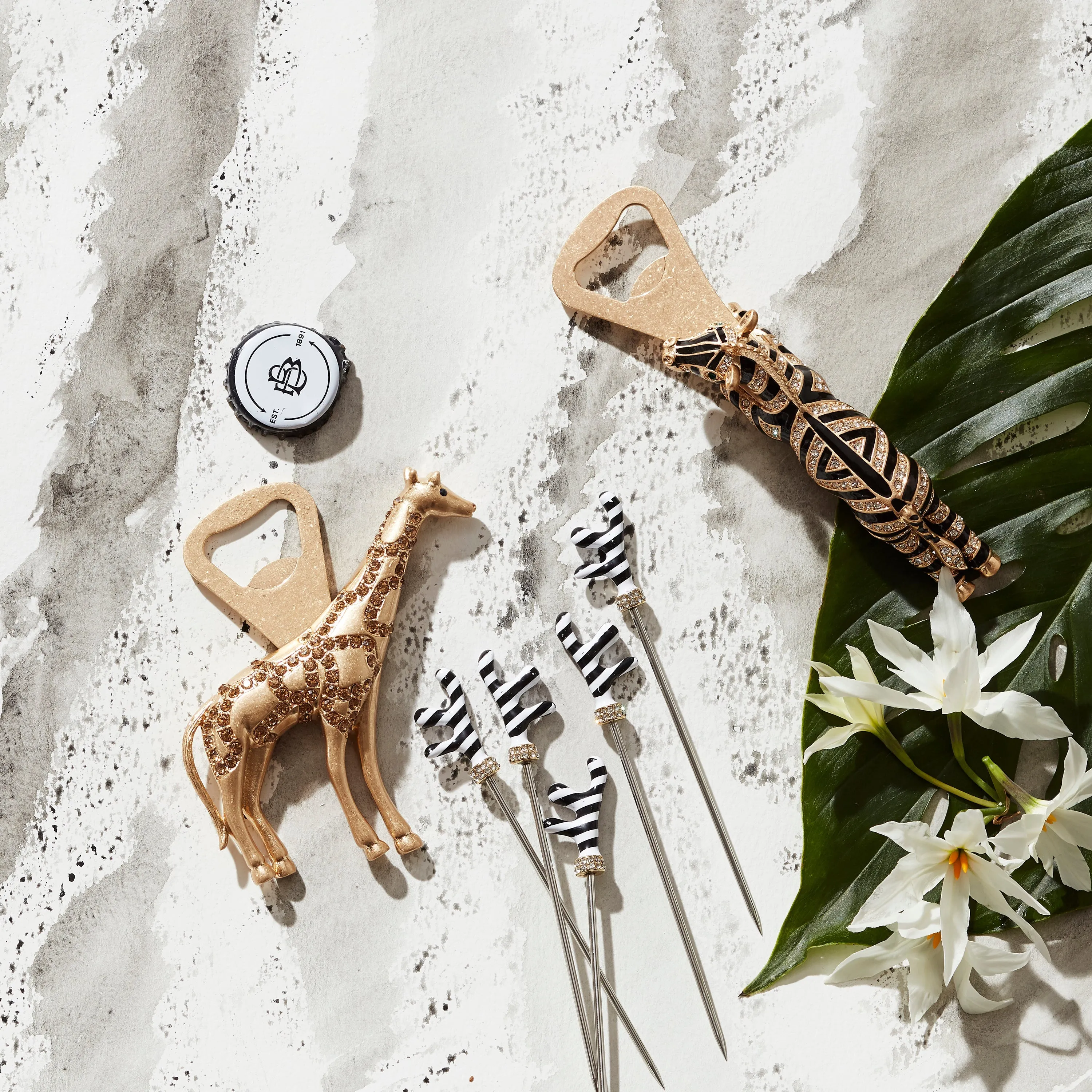 Joanna Buchanan Zebra Bottle Opener