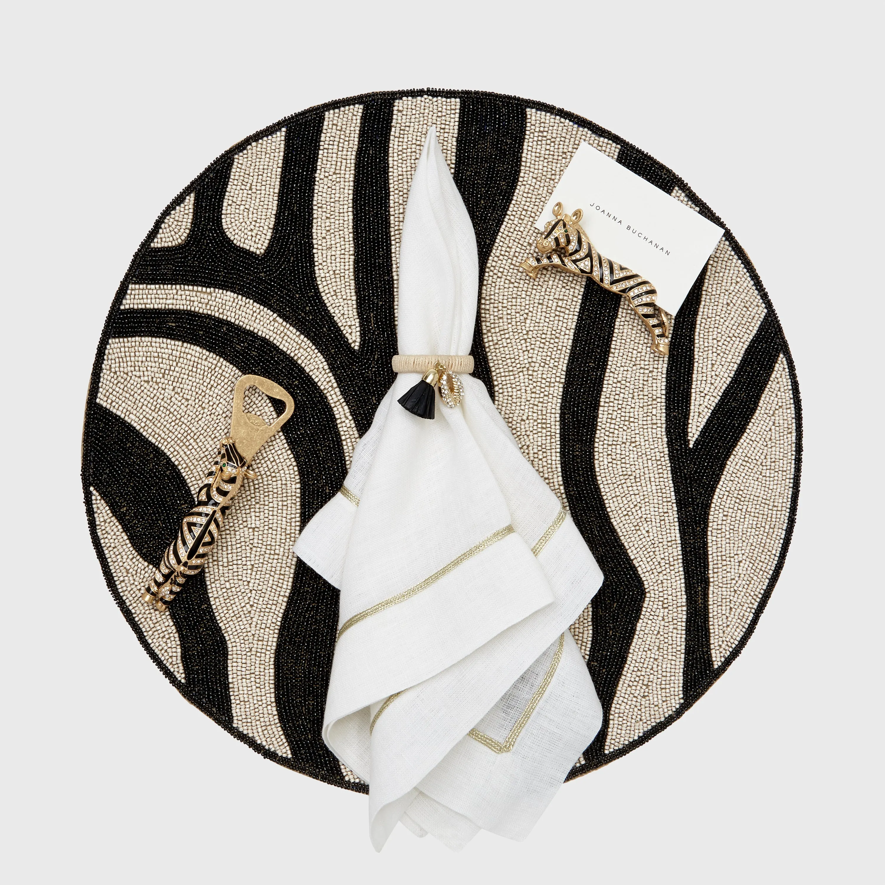 Joanna Buchanan Zebra Bottle Opener