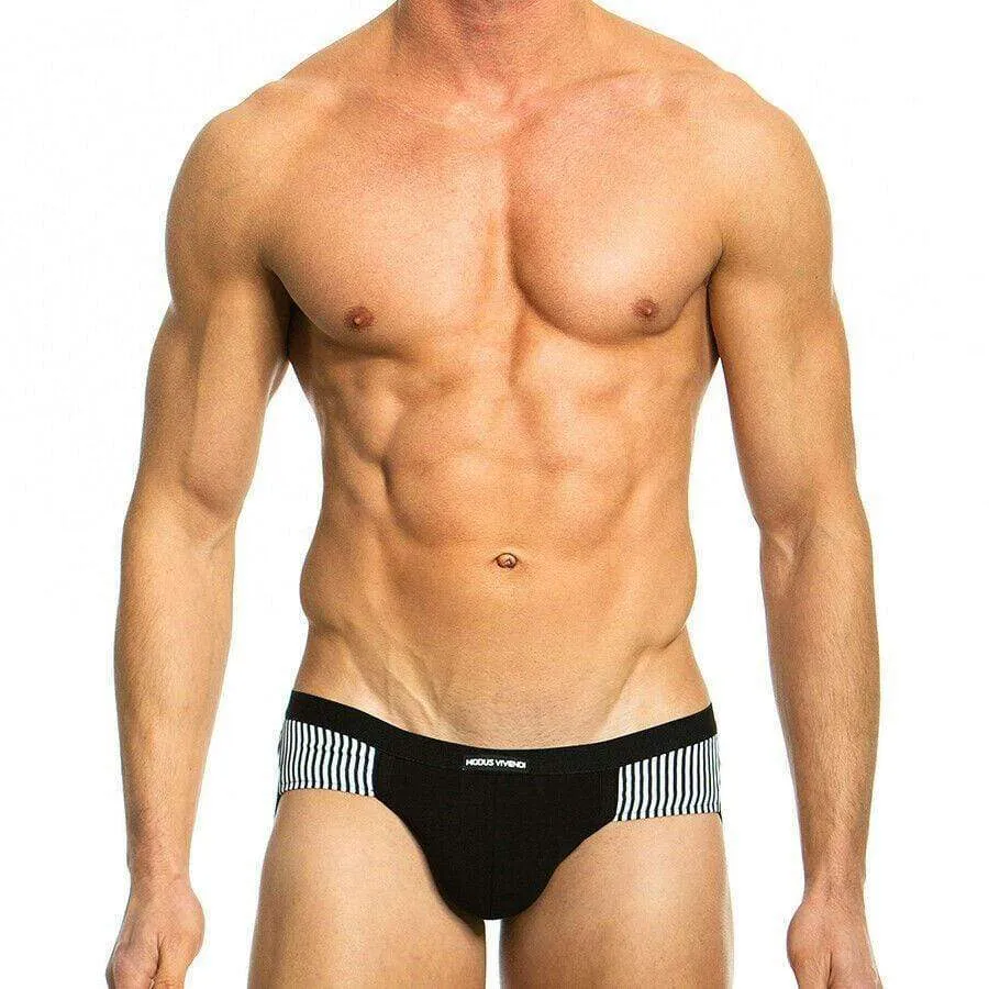 Jockstrap Modus Vivendi Viscose Jock Collection Animal Black 06816 3