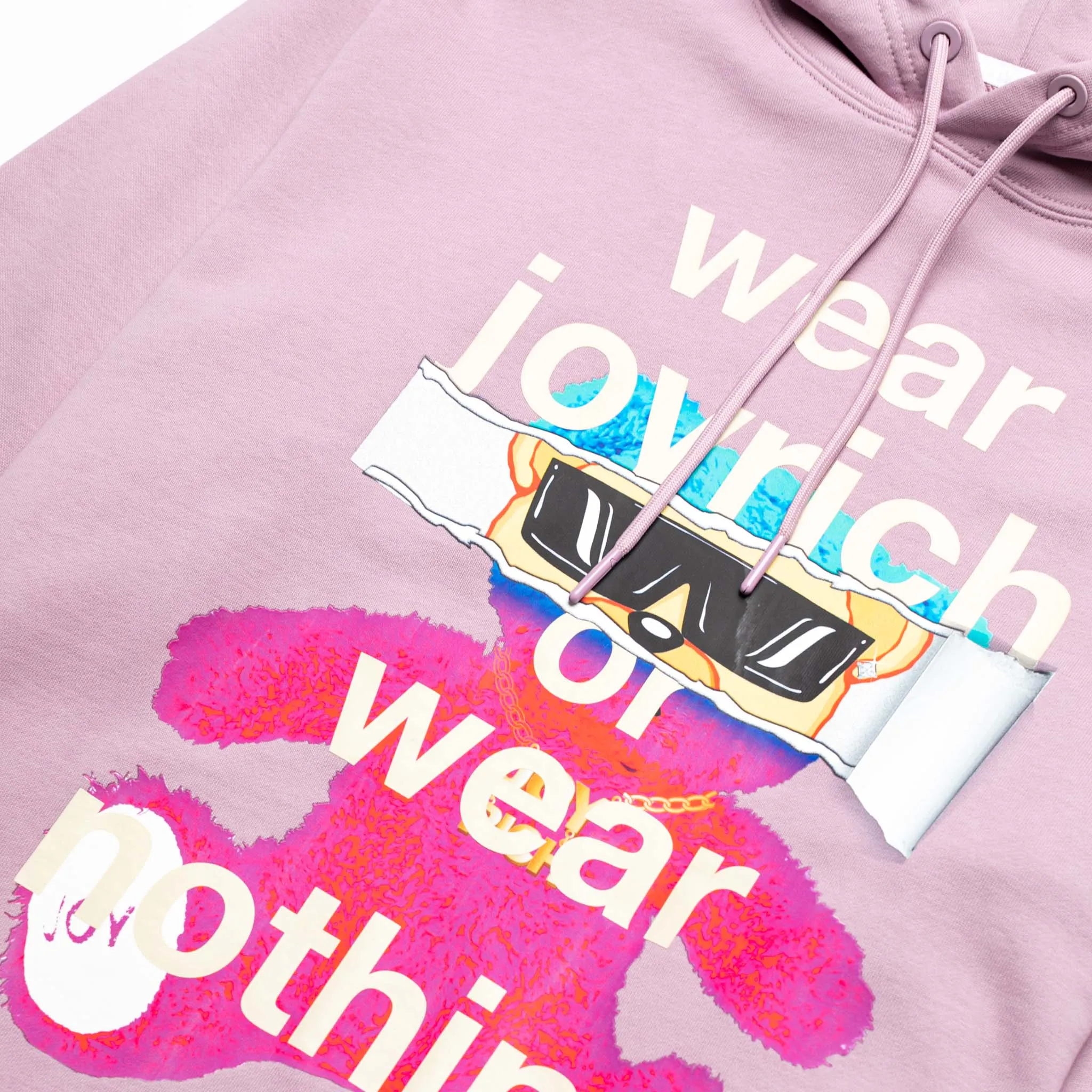 Joyrich Swag Teddy Hoodie Pink