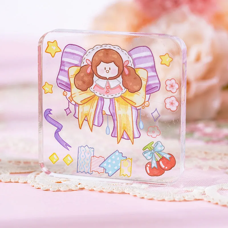 Kawaii Cartoon Character Dress-Up Sticker