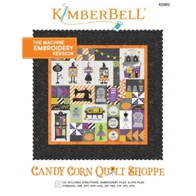 Kimberbell Candy Corn Quilt Shoppe Machine Embroidery Pattern CD