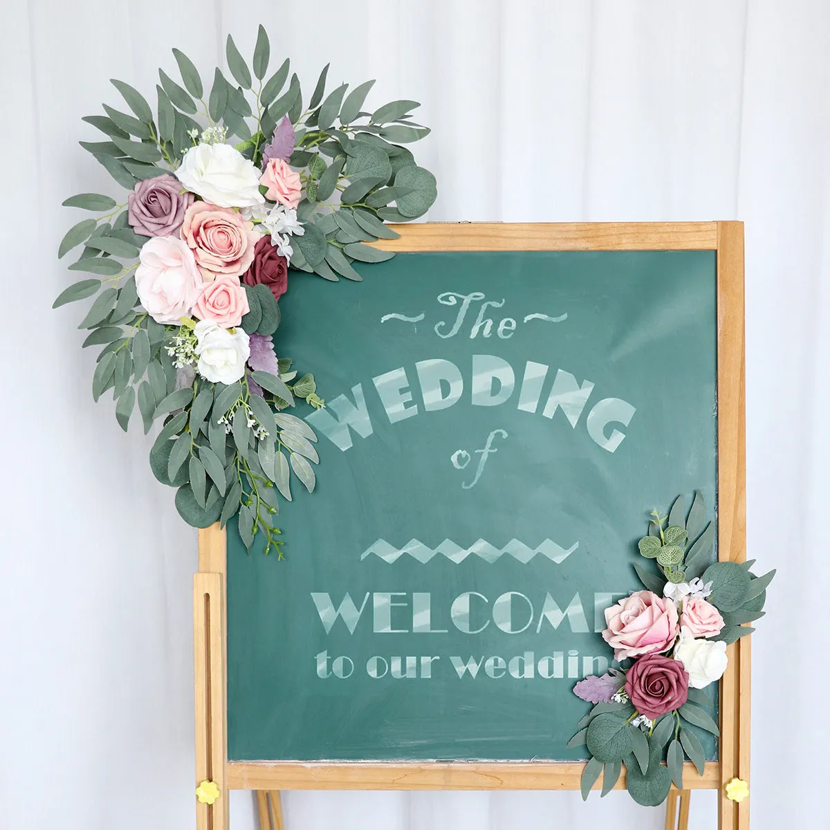 Light Pink Sign Flowers for Wedding Party Decor Proposal