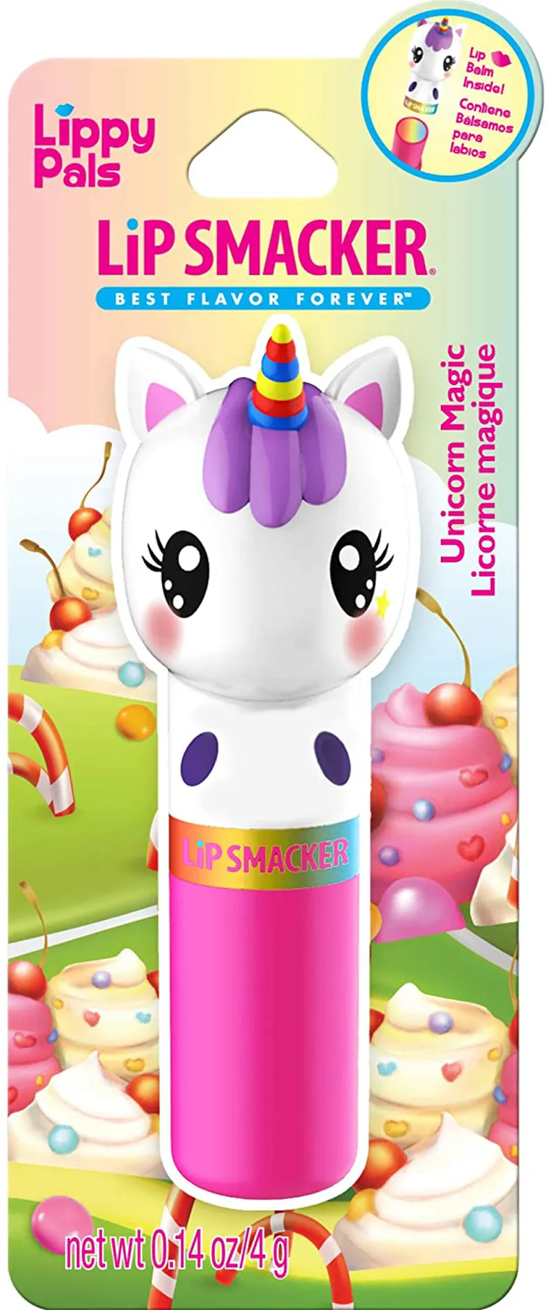 Lip Smacker Lippy Pal Lip Balm, Unicorn Magic , 0.14 Ounce (80793)