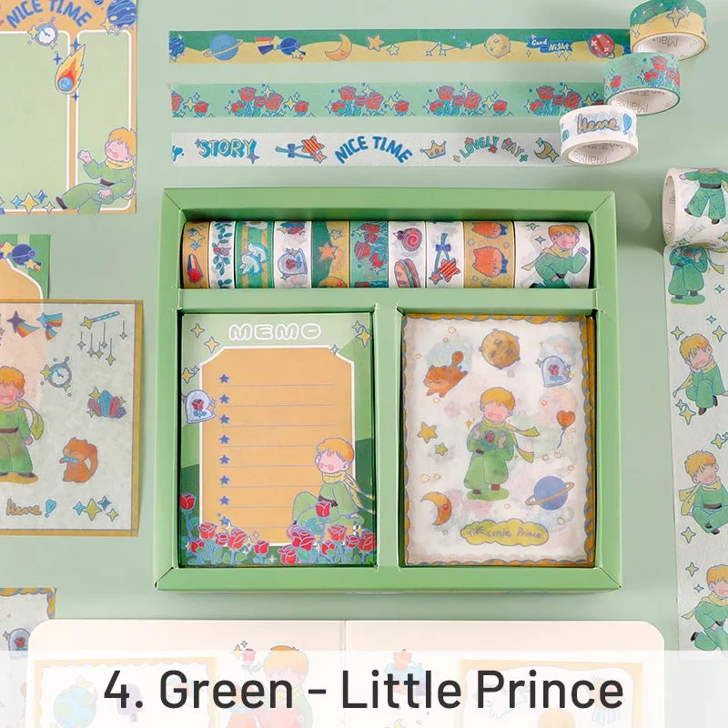 Little Prince and Girl Cartoon Scrapbook Kit