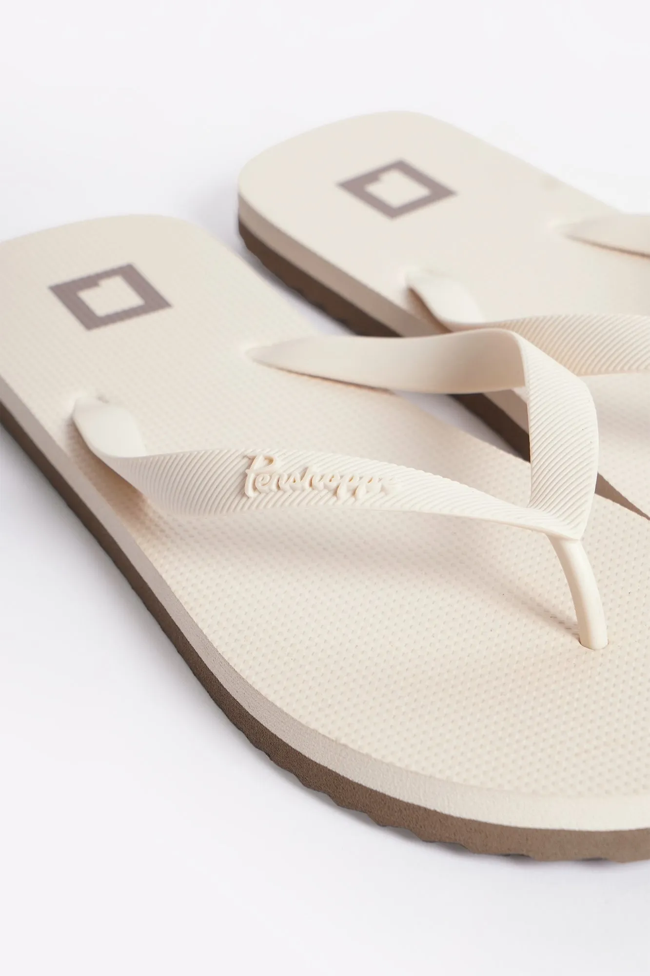 Men's Flip Flops with Spiky Sole