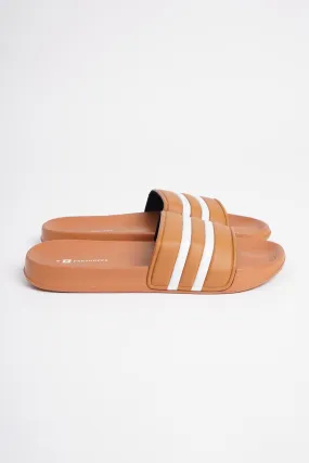 Men's Striped Slides