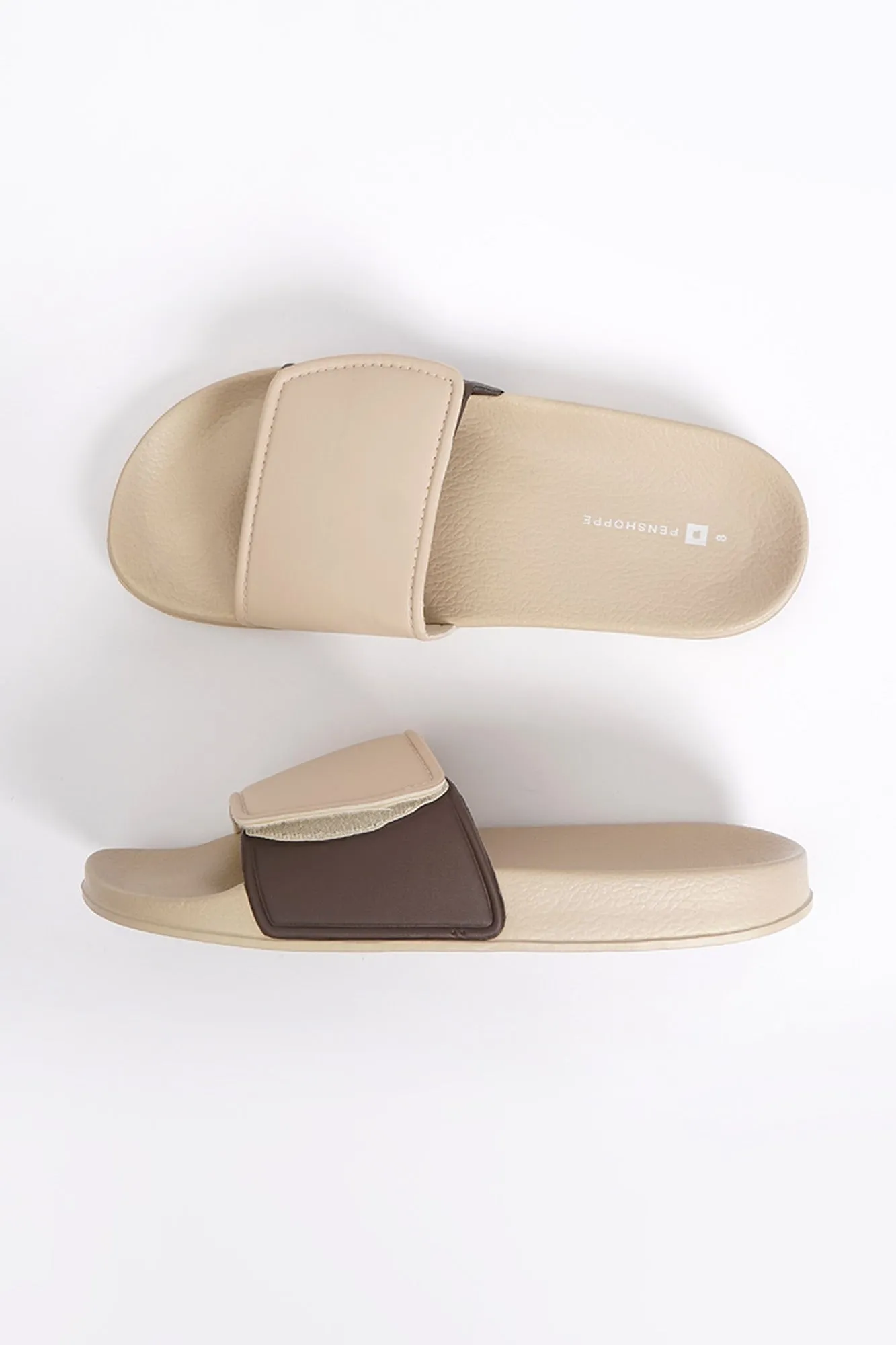 Men's Velcro Band Slides