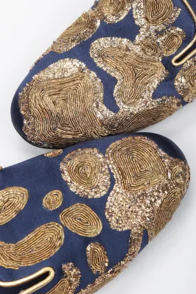 Metal Embroidered Loafers