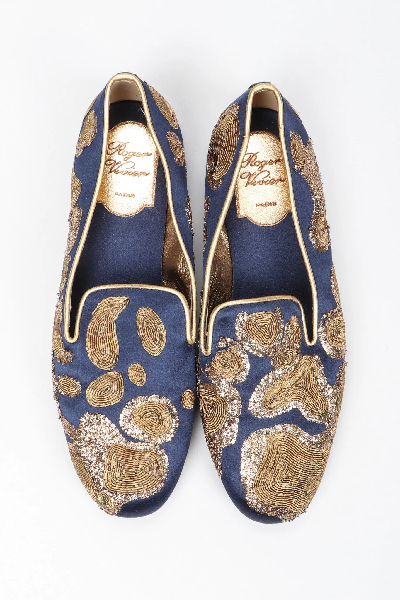 Metal Embroidered Loafers