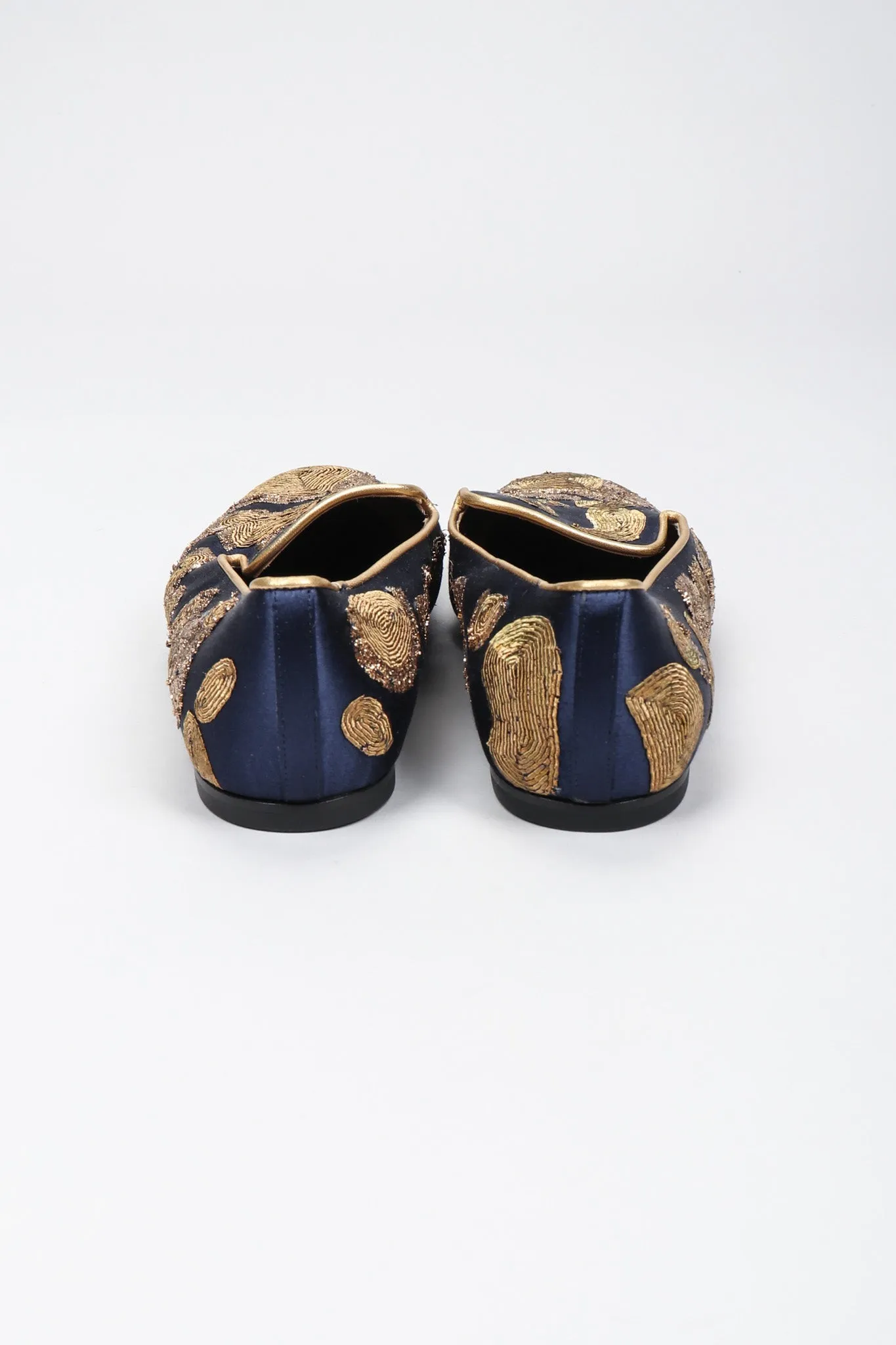 Metal Embroidered Loafers