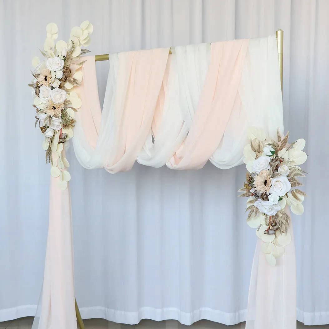 Milky White Flower Set for Wedding Party Decor