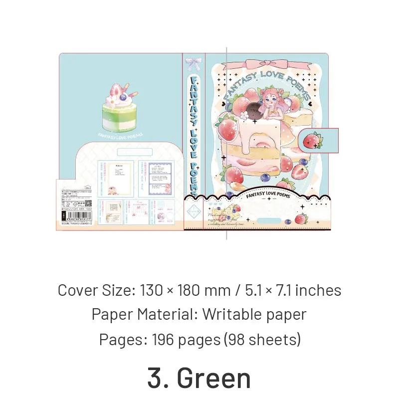 Molly Sweet Dreams Series Cartoon Girl Magnetic Buckle Diary Notebook