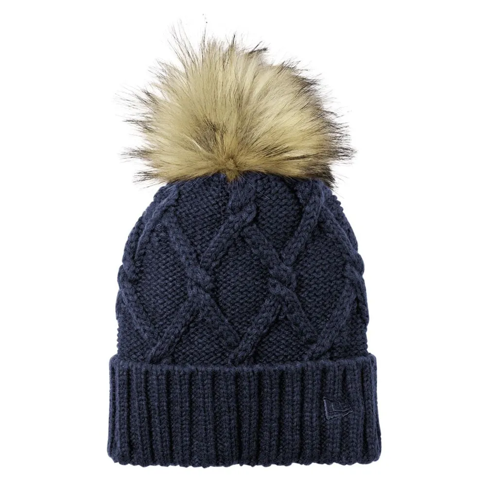 New Era®  Faux Fur Pom Beanie