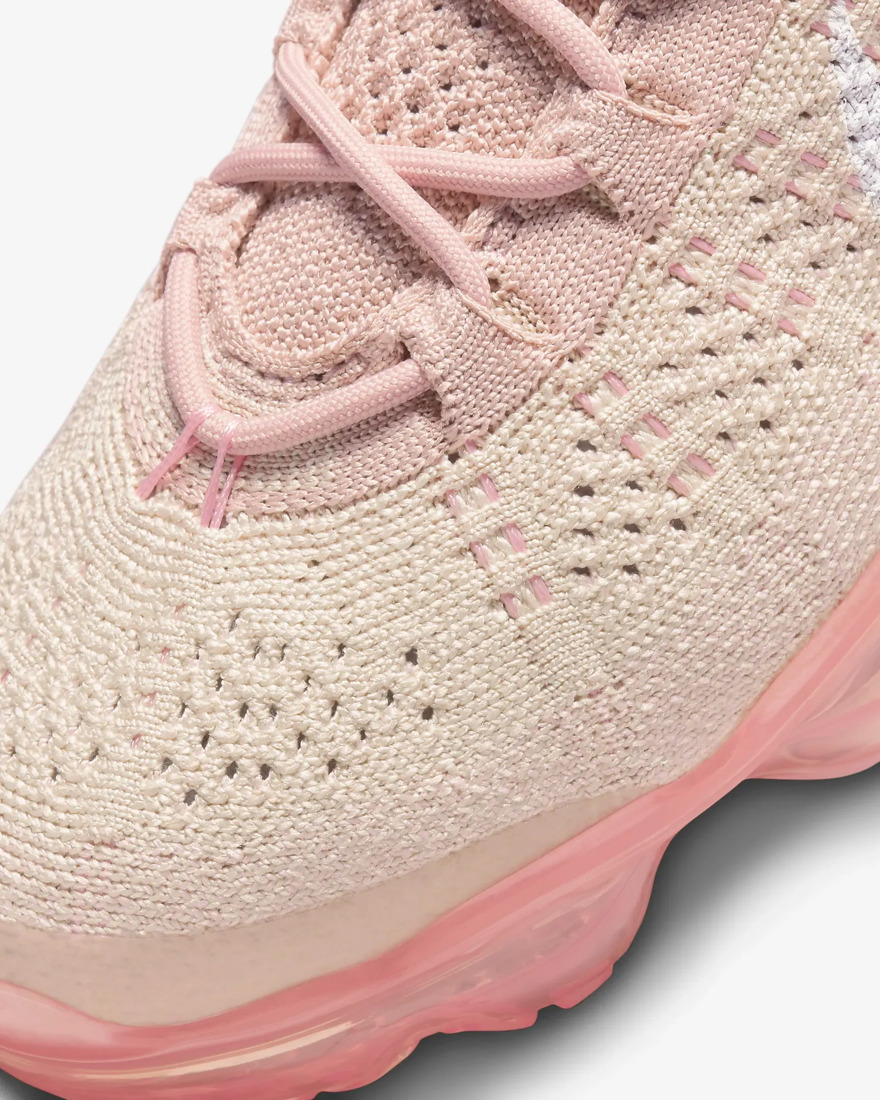 Nike Women's Air VaporMax 2023 Flyknit Shoes - Oatmeal / Pink Oxford / Sail / Pearl Pink