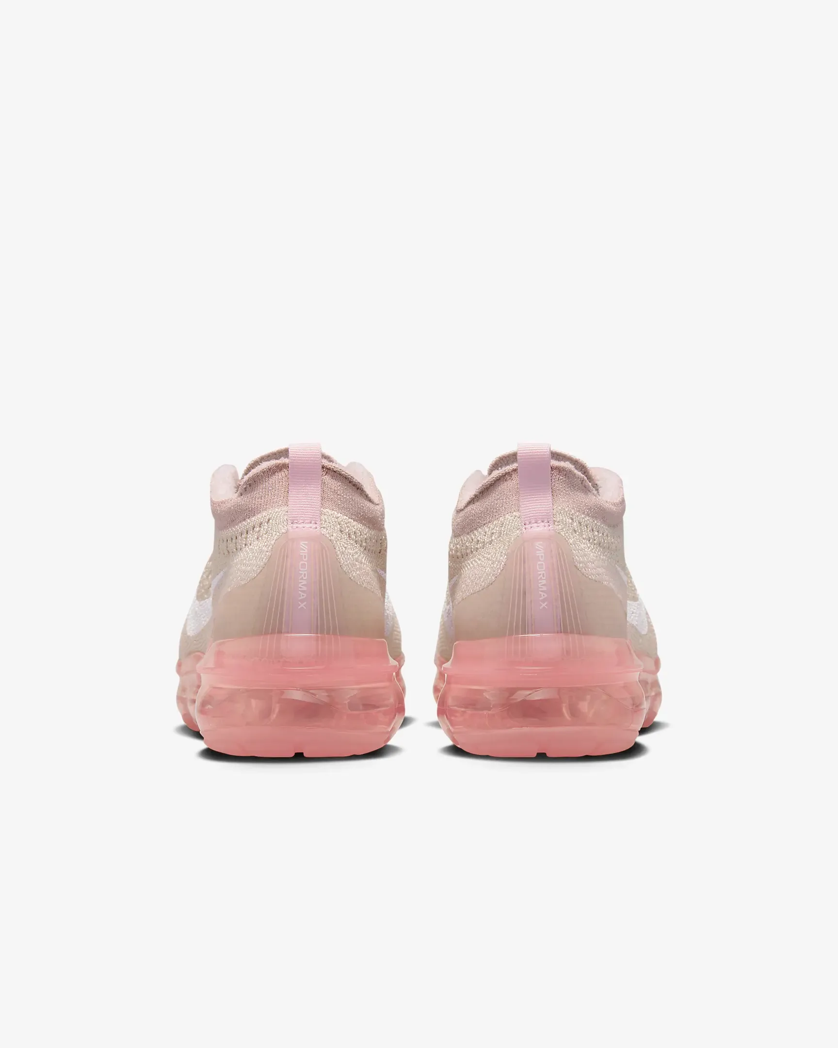 Nike Women's Air VaporMax 2023 Flyknit Shoes - Oatmeal / Pink Oxford / Sail / Pearl Pink