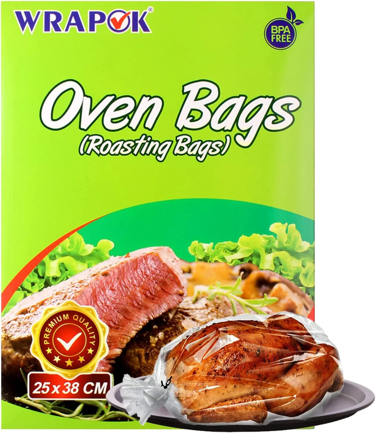 Oven Cooking Bags Medium Size Roasting Baking Bag for Meats Ham Ribs Poultry Seafood