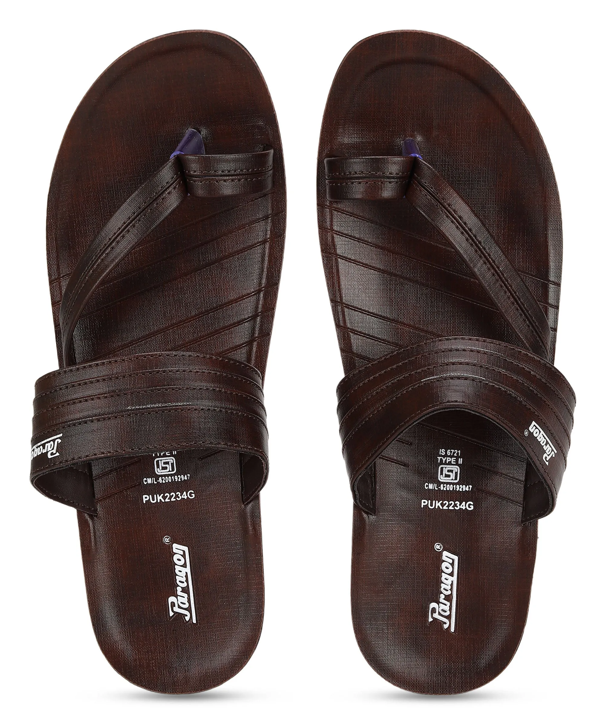 Paragon Men's Casual Slip-on Sandals for Men with Comfortable Sole