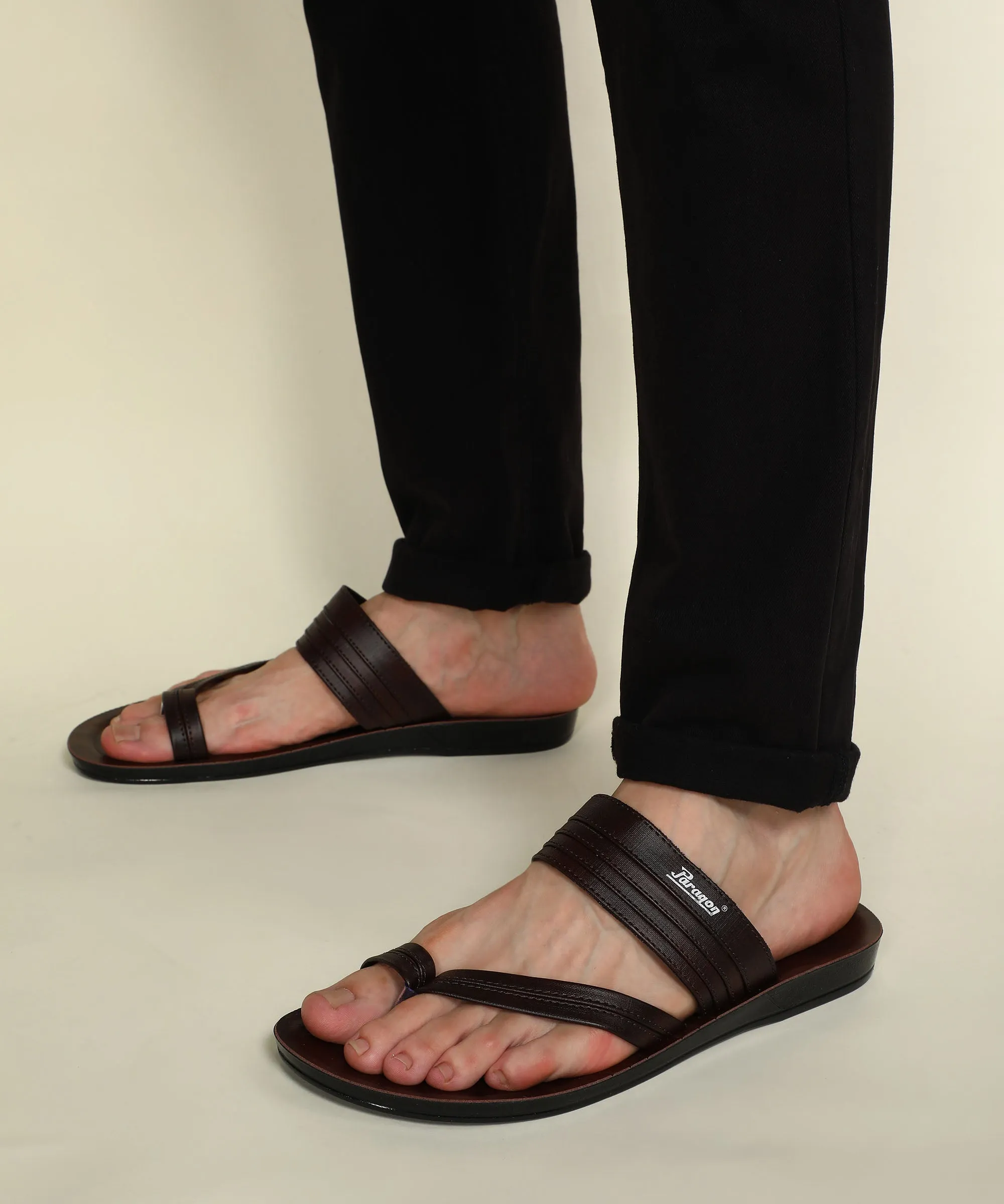 Paragon Men's Casual Slip-on Sandals for Men with Comfortable Sole