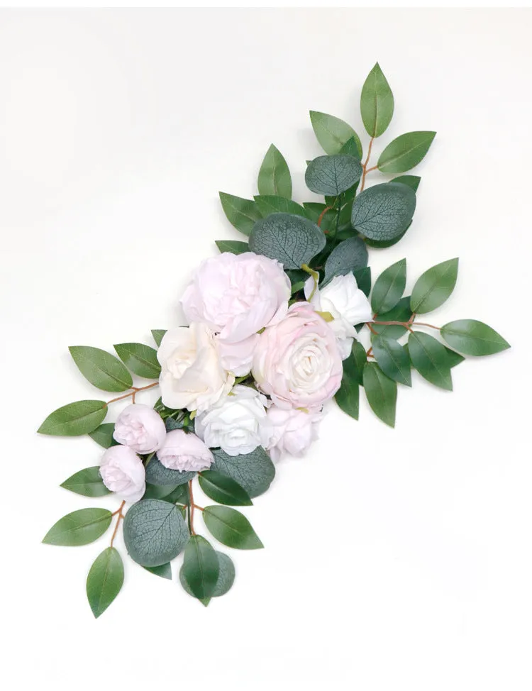 Pink Rose Arch Flowers for Wedding Party Decor