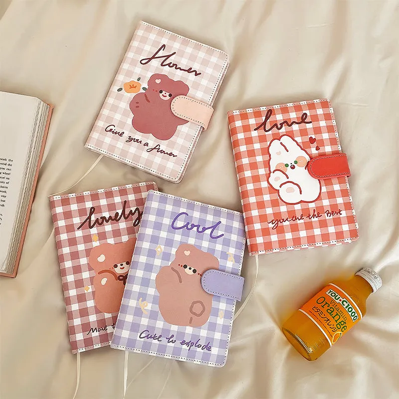 PU Cute Cartoon Color Page Notebook - B6