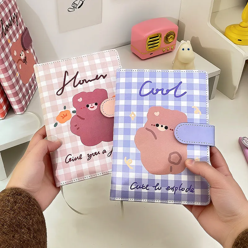 PU Cute Cartoon Color Page Notebook - B6