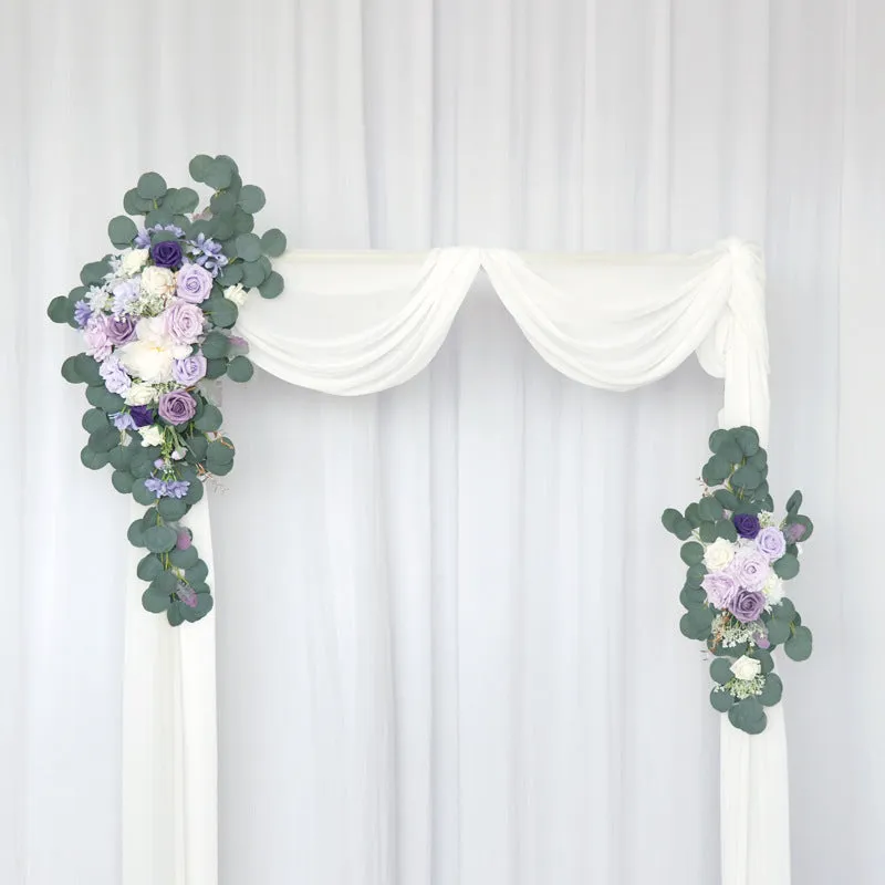 Purple Rose Arch Flowers for Wedding Party Decor