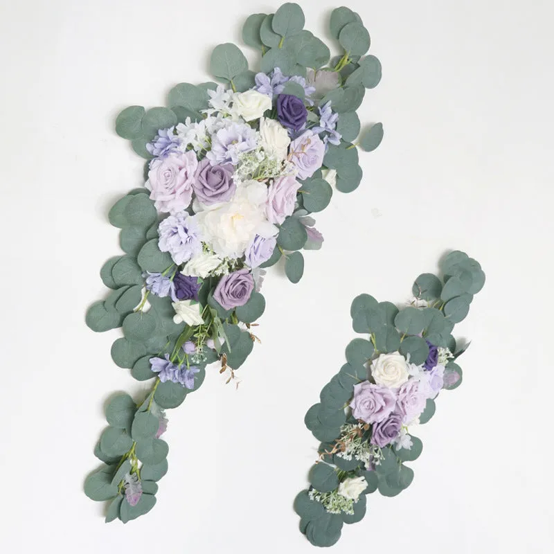 Purple Rose Arch Flowers for Wedding Party Decor