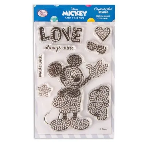 "Mickey Mouse" Crystal Art A6 Stamping Set