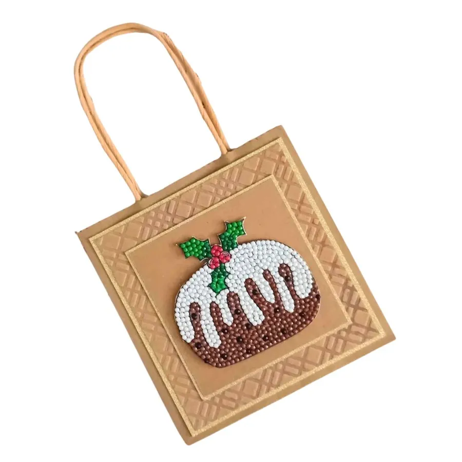 "Plum Pudding” Crystal Art A6 Stamp Set