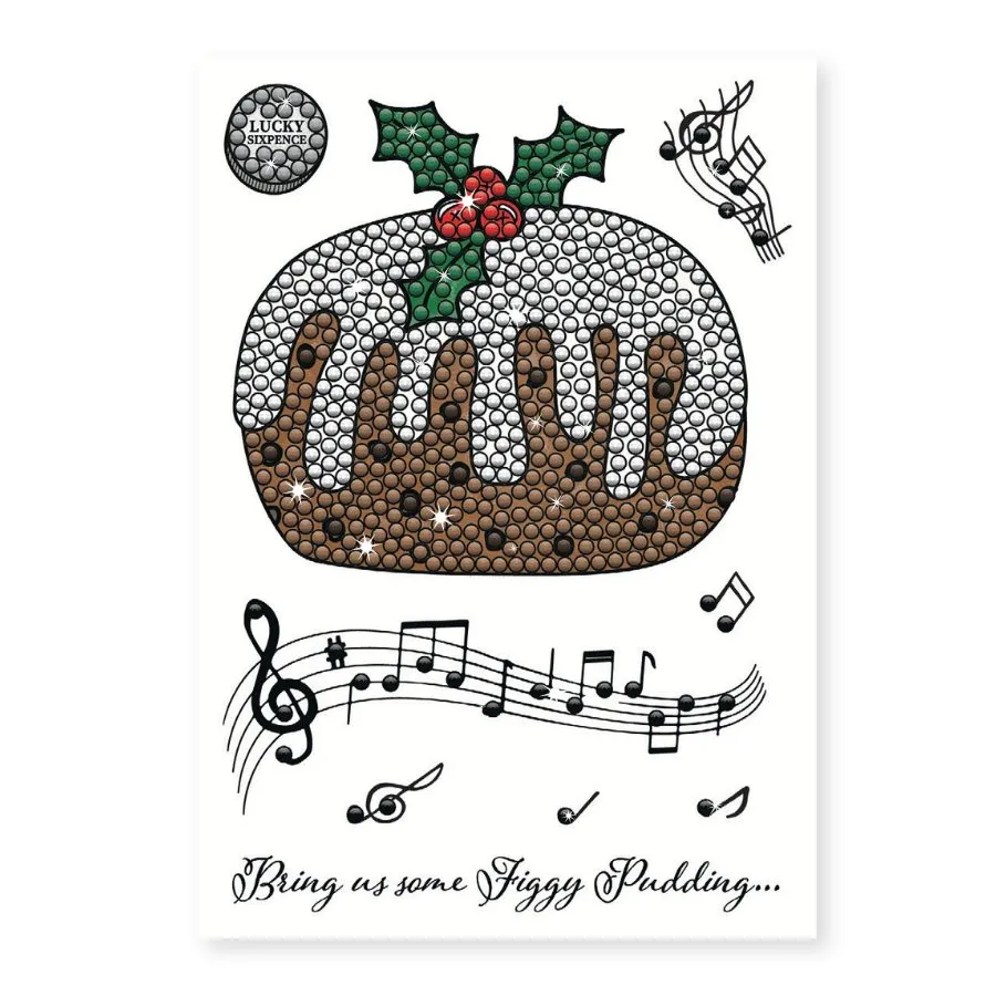 "Plum Pudding” Crystal Art A6 Stamp Set