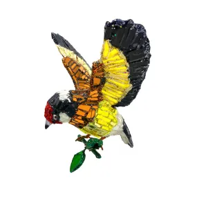 RED/YELLOW BIRD SCULPTURE