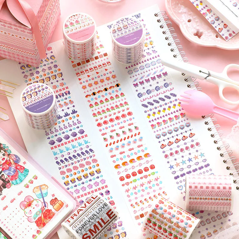 Refreshing Cute Cartoon Fruit Food Washi Tape