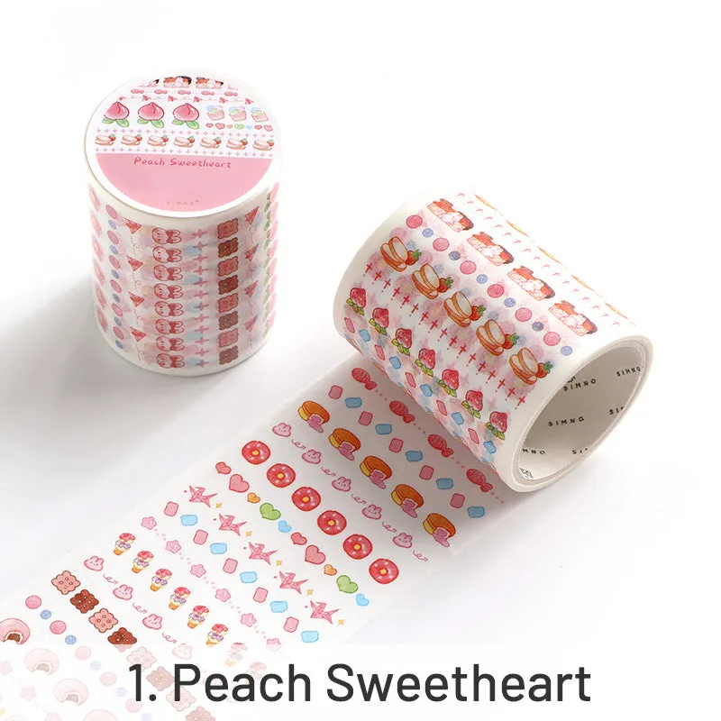 Refreshing Cute Cartoon Fruit Food Washi Tape