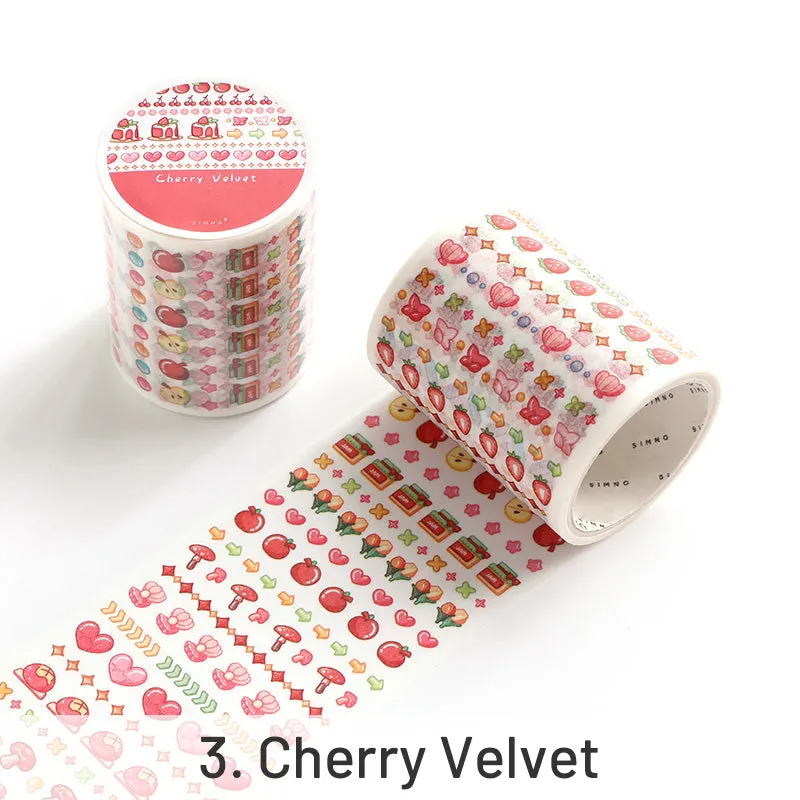 Refreshing Cute Cartoon Fruit Food Washi Tape