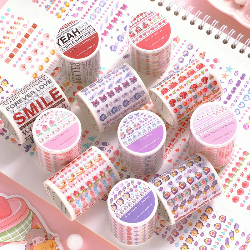 Refreshing Cute Cartoon Fruit Food Washi Tape