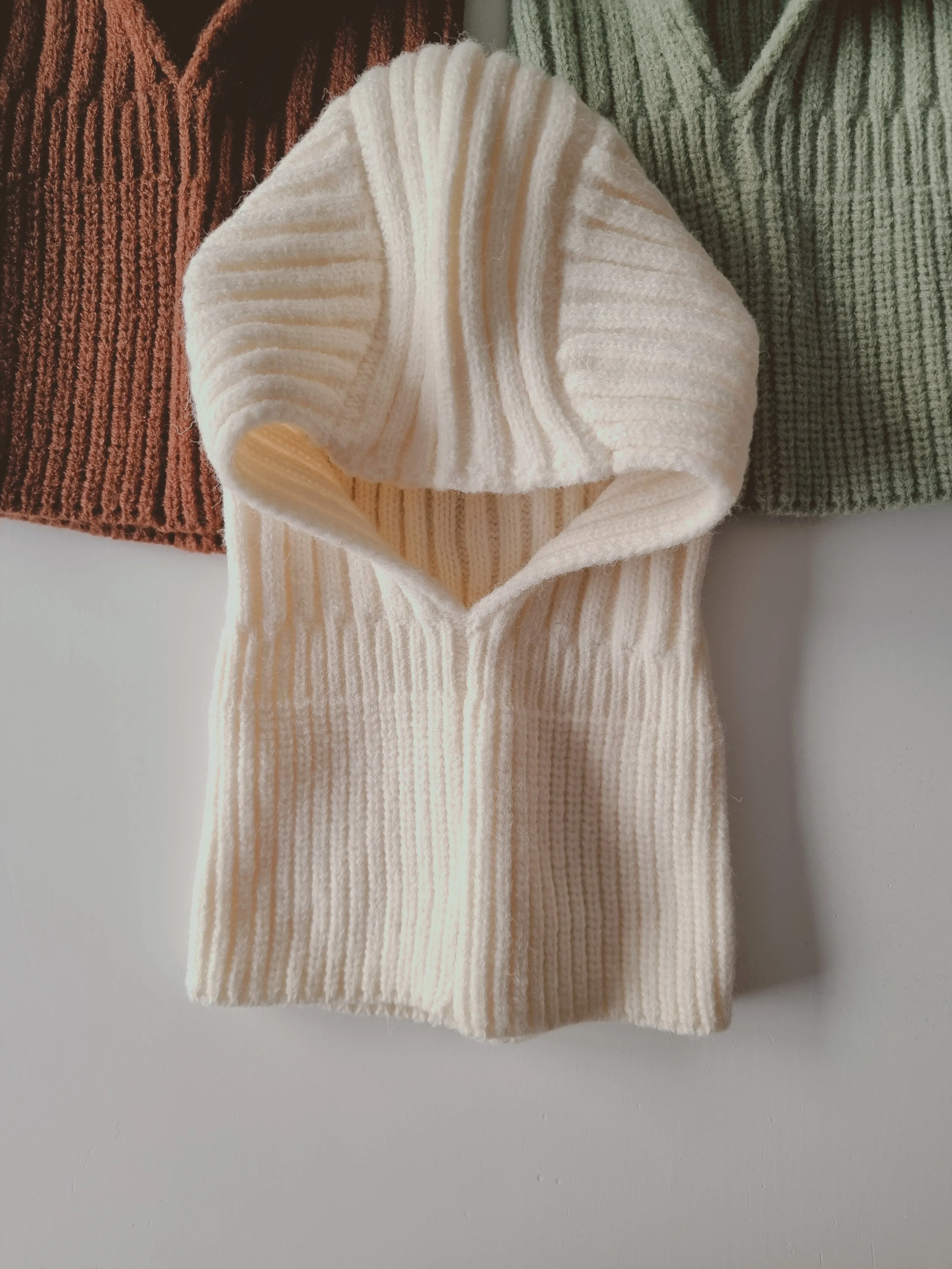 Ribbed Knit Balaclava