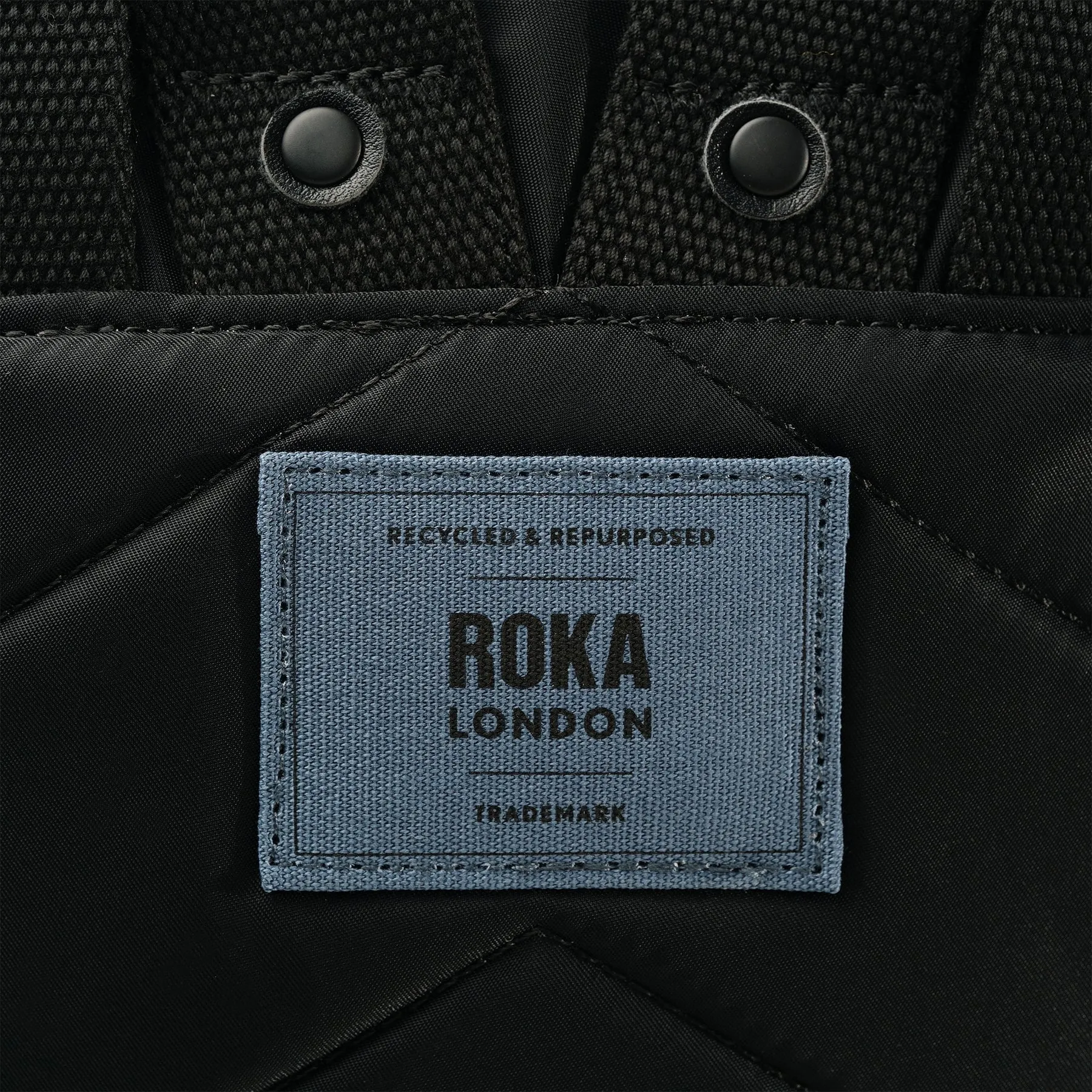 ROKA All Black Bantry B Airforce Small Recycled Nylon Bag