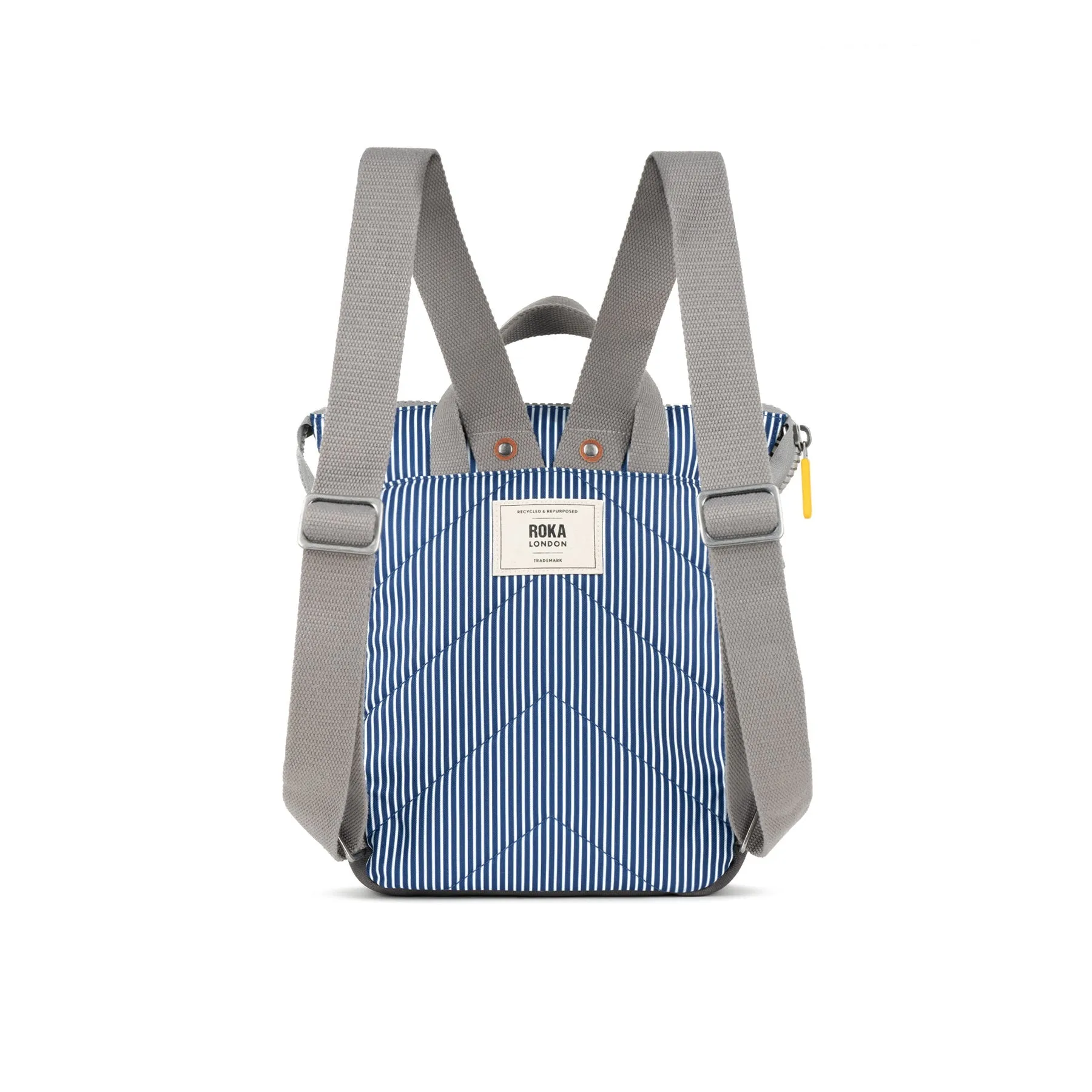 ROKA Bantry B Hickory Stripe Small Recycled Canvas Bag