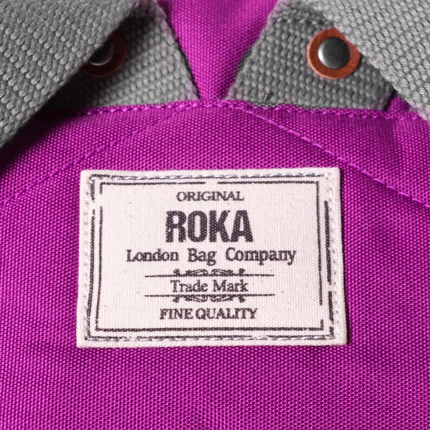 ROKA Bantry B Violet Small Recycled Canvas Bag - OS