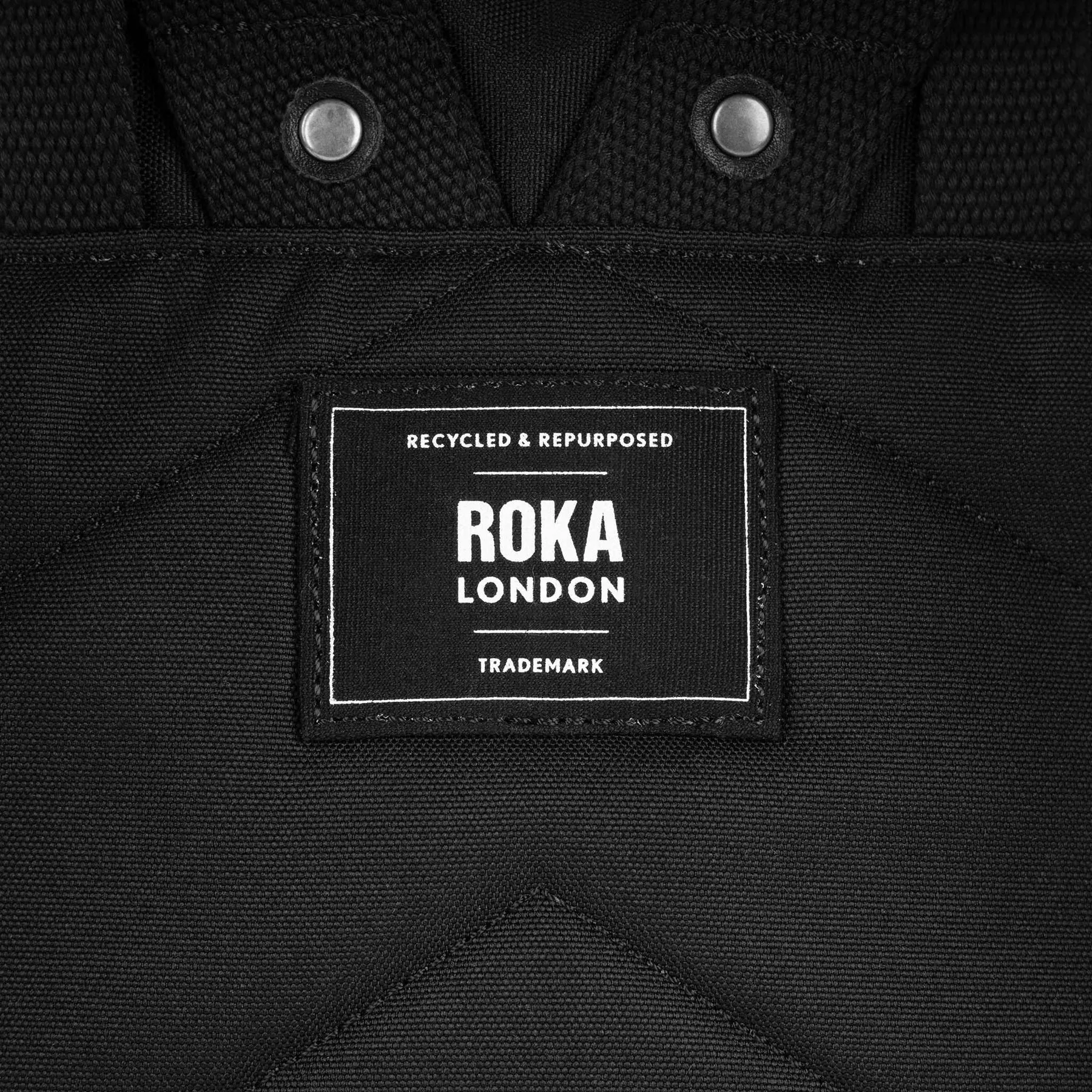 ROKA Black Label Canfield B Ash Medium Recycled Canvas Bag - OS