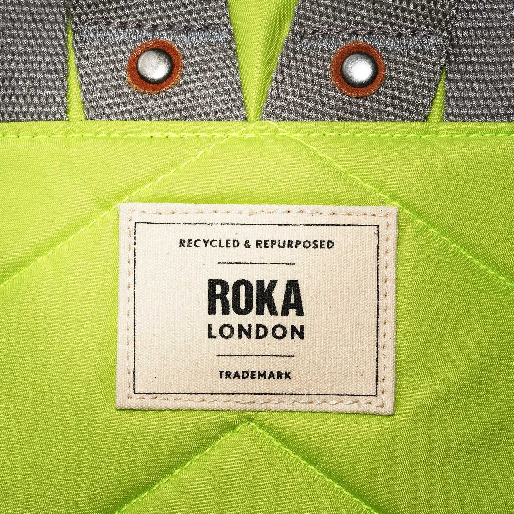 ROKA Canfield B Lime Small Recycled Nylon Bag