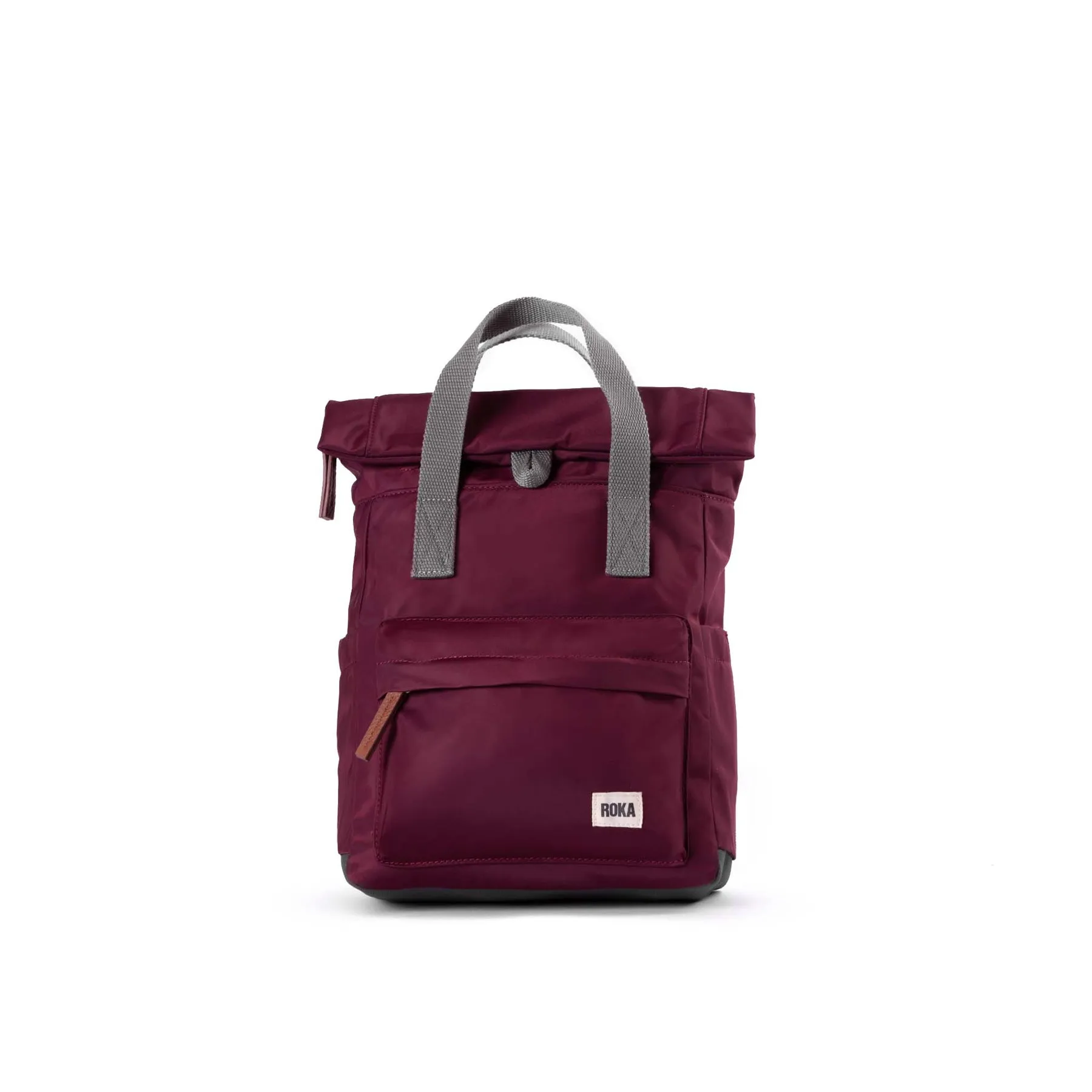 ROKA Canfield B Plum Small Recycled Nylon Bag