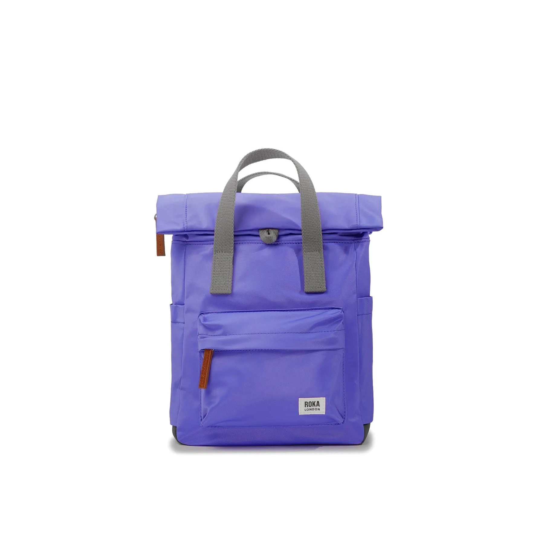 ROKA Canfield B Simple Purple Small Recycled Nylon Bag