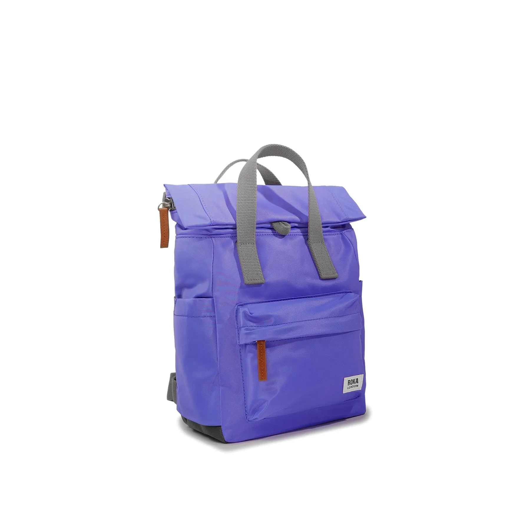 ROKA Canfield B Simple Purple Small Recycled Nylon Bag