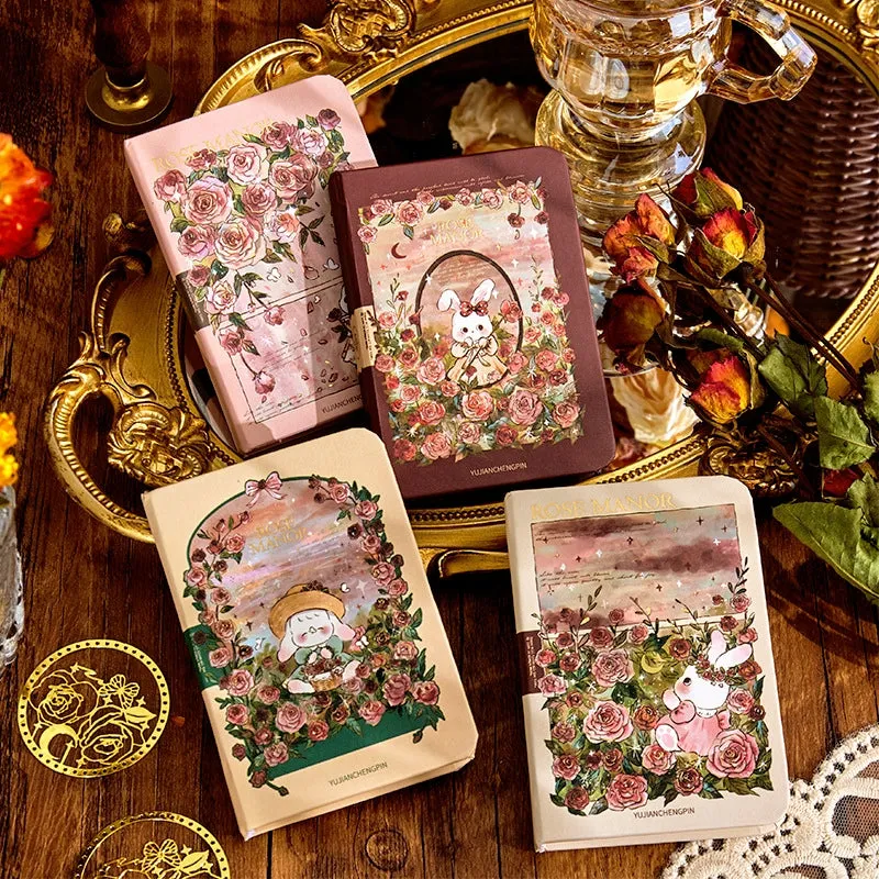 Rose Manor Hot Stamping Journal Decoration Gift Box Set