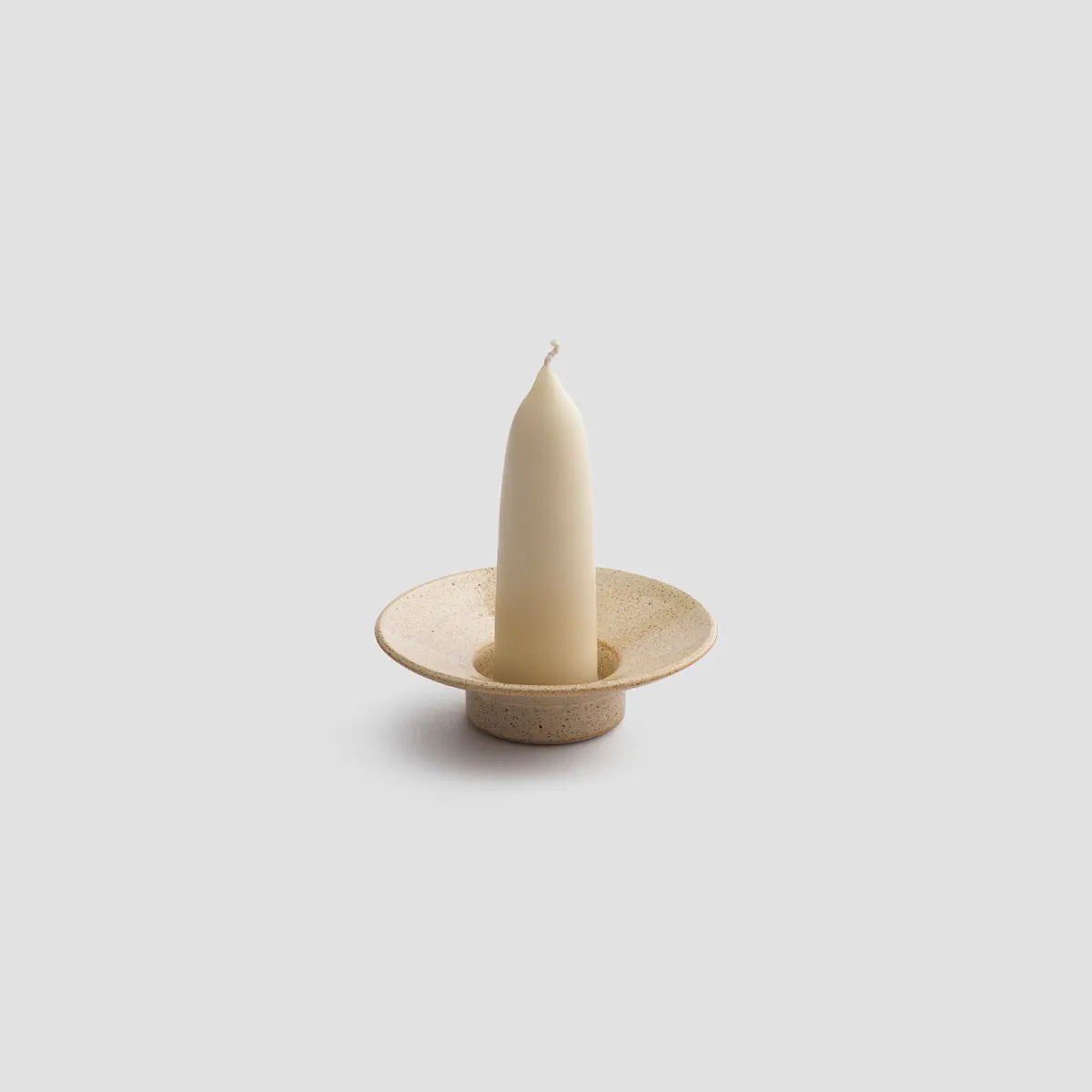 Sand Stubby Candle Holder